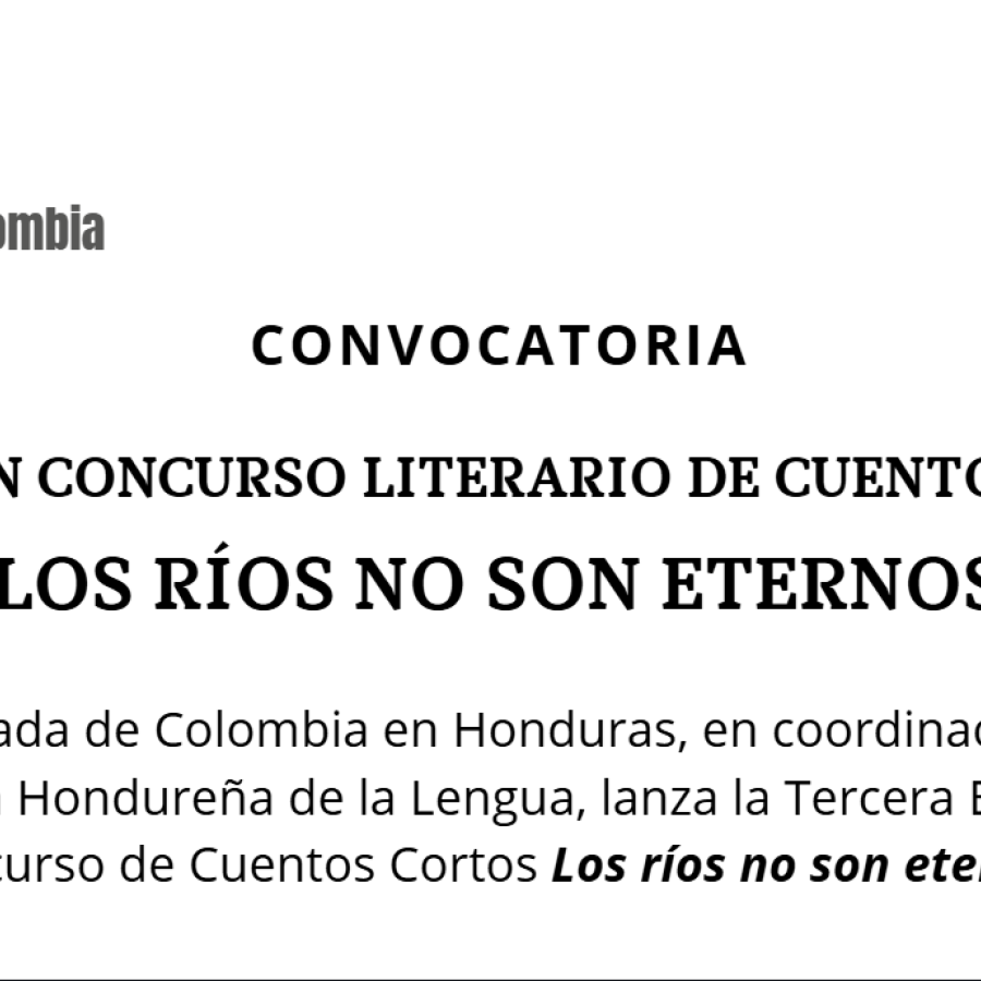 Convocatoria: IIO Edición Concurso Literario de Cuentos Cortos "Los Ríos No Son Eternos"