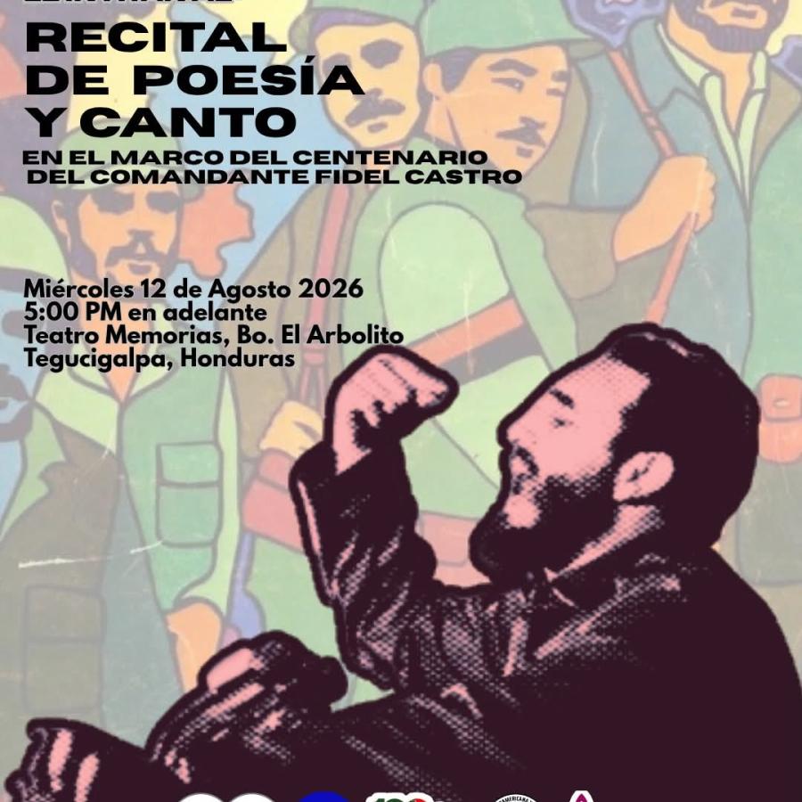 Recital de poesía, canto y memoria, en homenaje al Comandante Fidel Castro 