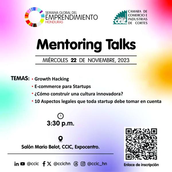 Semana Global del Emprendimiento: “Mentoring Talks” 