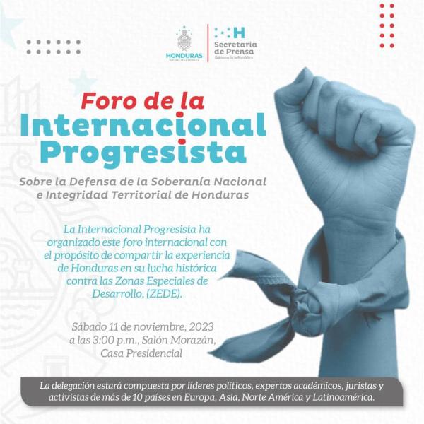 Foro: Defensa de la soberanía nacional e integridad territorial de Honduras 