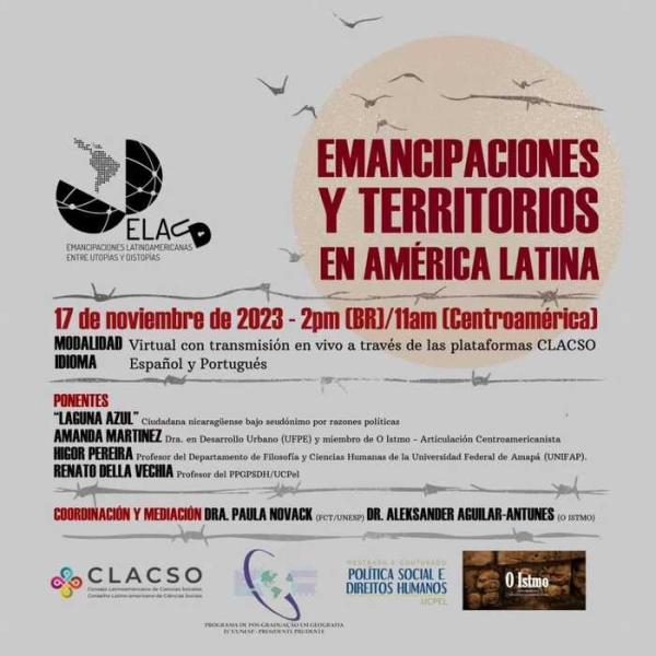 Mesa virtual: Emancipaciones y territorios en América Latina