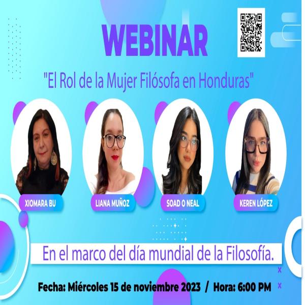 Webinar: “El rol de la mujer filosofa en Honduras” 