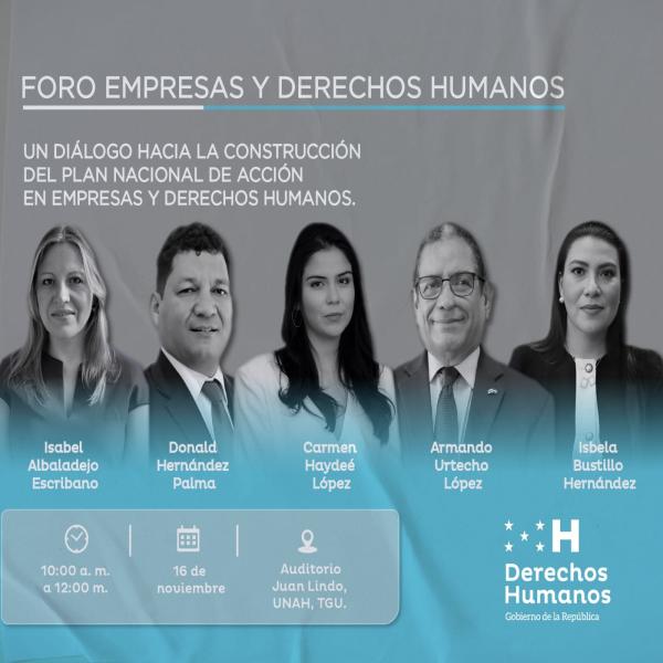 Foro Empresas y Derechos Humanos: Un diálogo hacia la construcción del Plan de Acción en Empresas y Derechos Humanos  