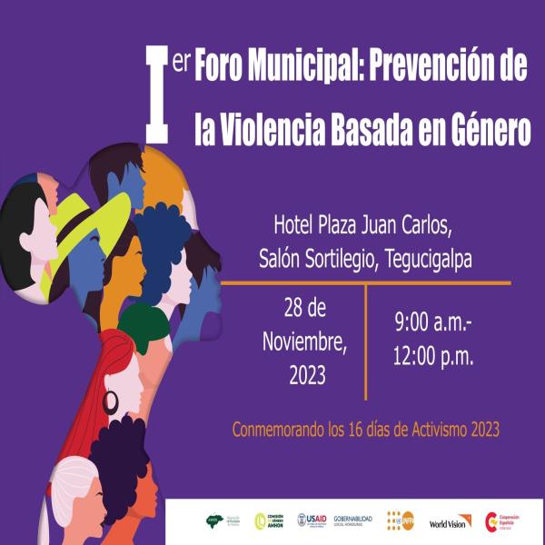 1er Foro Municipal: Prevención de la Violencia Basada en Género