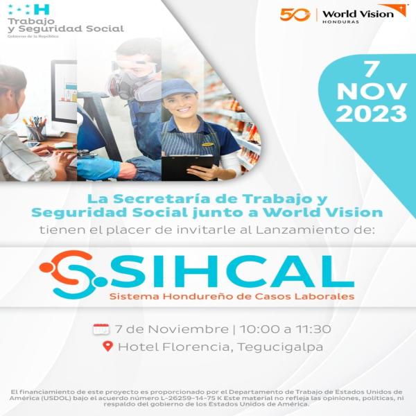 Convocatoria de Prensa: Lanzamiento del Sistema Hondureño de Casos Laborables (SIHCAL) 