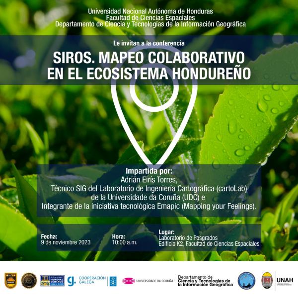 Conferencia: "SIROS. Mapeo colaborativo en el ecosistema hondureño"