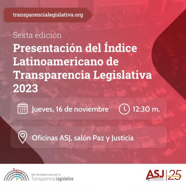 Conferencia de prensa: Presentación del Índice Latinoamericano de Transparencia Legislativa 2023