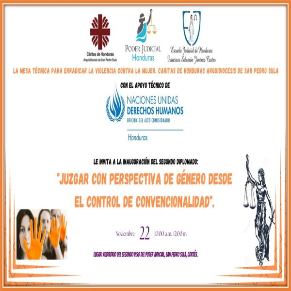 Conferencia de prensa: Inauguración del Segundo Diplomado: Juzgar con perspectiva de género desde el control de convencionalidad  