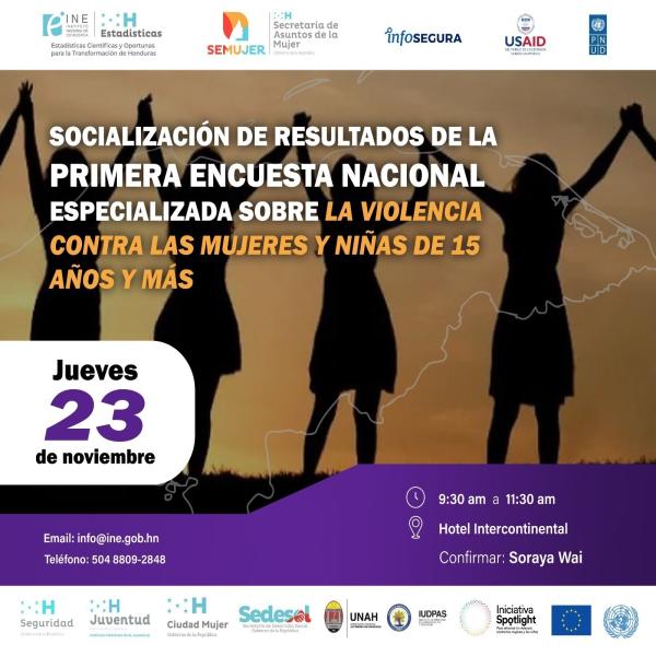 Socialización de resultados de la Primera Encuesta Nacional Especializada sobre la Violencia contra las Mujeres y niñas de 15 años y más 