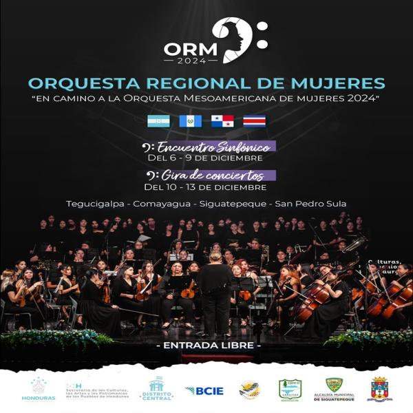 Encuentro sinfónico “En camino a la Orquesta Mesoamericana de Mujeres 2024