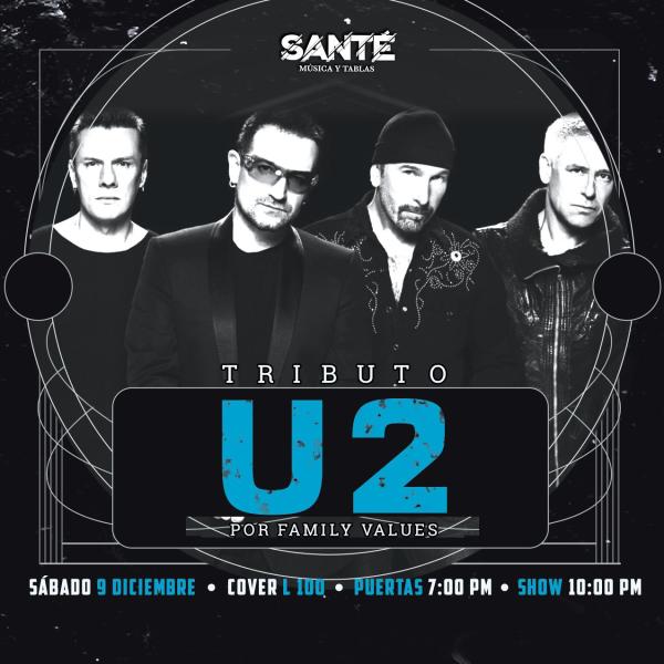 Tributo a la super banda irlandesa U2 