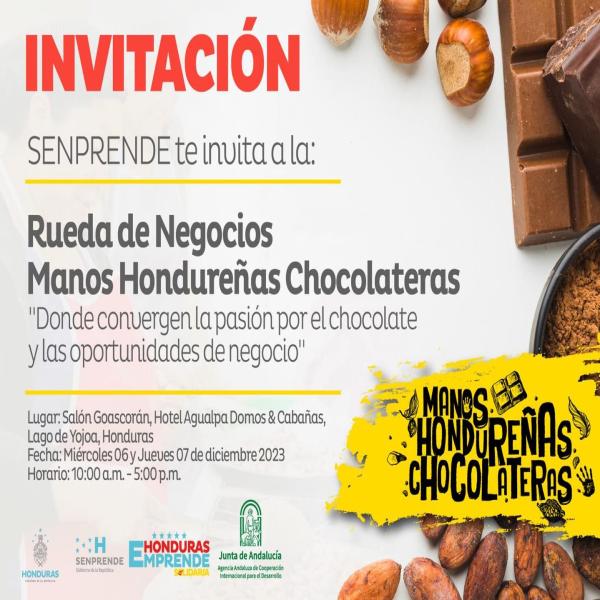 Únete a SENPRENDE en la Rueda de Negocios Manos Hondureñas Chocolateras