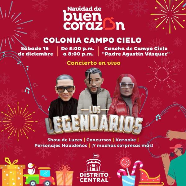 Navidad de Buen Corazón en la Colonia Campo Cielo 