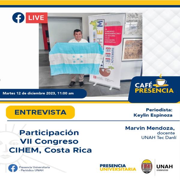 Café Presencia: VII Congreso CIHEM, Costa Rica 