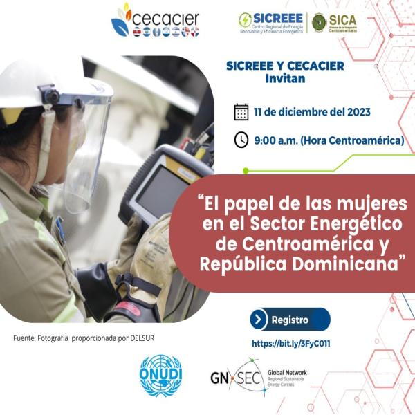  Webinario “El papel de las mujeres en el Sector Energético de Centroamérica y República Dominicana”