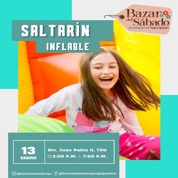 Saltarín Inflable en El Bazar del Sábado – TGU