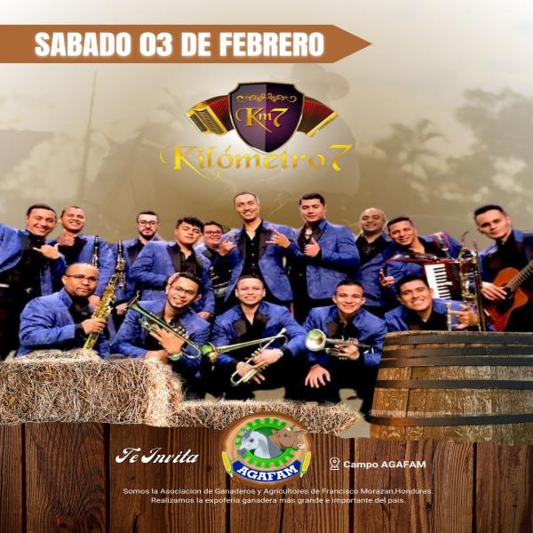 Concierto con Kilómetro 7en la Feria AGAFAM 2024 