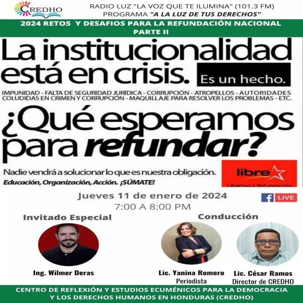 Facebook Live: ¿Qué esperamos para refundar? 