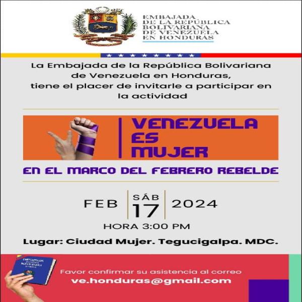 Conversatorio: Venezuela es Mujer: En el marco del Febrero Rebelde 