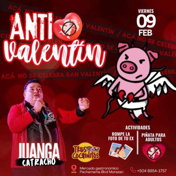Celebremos Anti San Valentín con Juan Gabriel Catracho