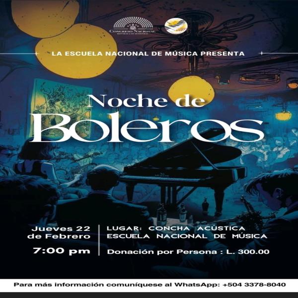 Escuela Nacional de Música presenta “Noche de Boleros” 