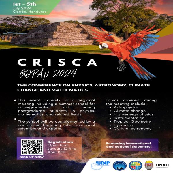  Conferencia sobre Física, Astronomía, Cambio Climático y Matemáticas (CRISCA)