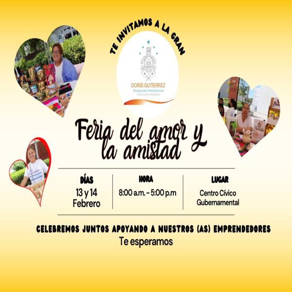 Feria del Amor y la Amistad en el Centro Cívico Gubernamental