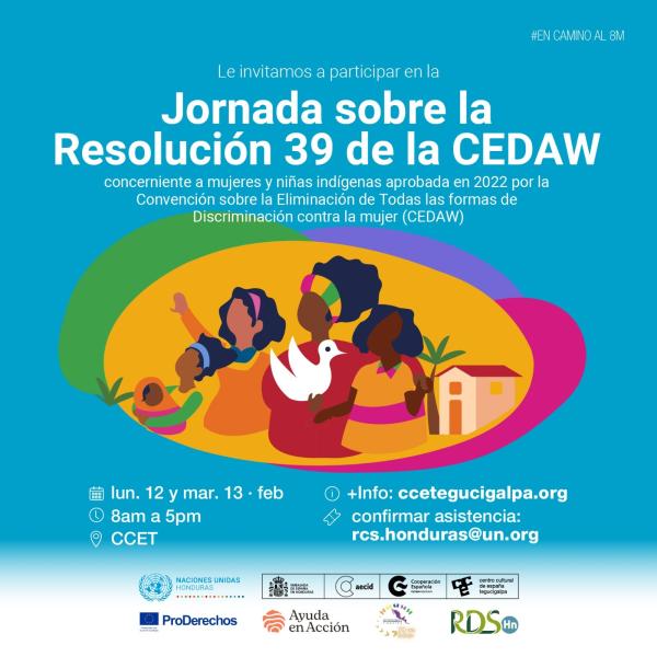 Jornada de Capacitación sobre la resolución 39 de la CEDAW