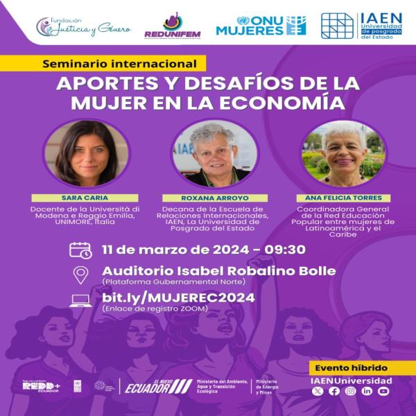 Seminario Internacional: Aportes y desafíos de la mujer en la economía 