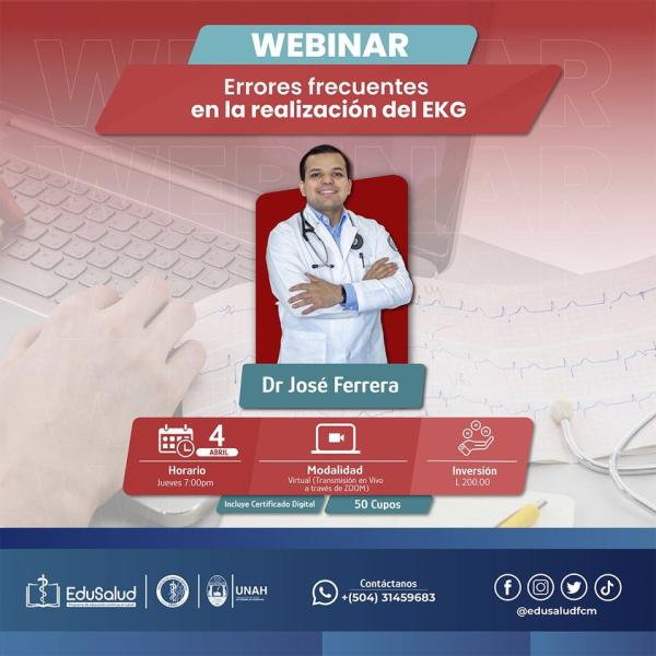 Webinar: Errores frecuentes en la realización del EKG 