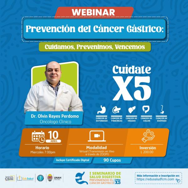 Webinar "Prevención del Cáncer Gástrico"