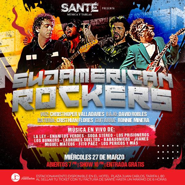 Sudamerican Rockers: un show con la música de legendarias bandas en español 