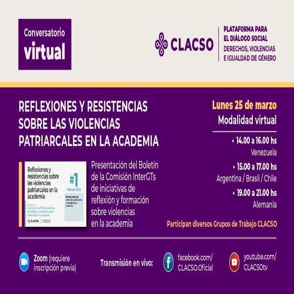 Reflexiones y resistencias sobre las violencias patriarcales en la academia