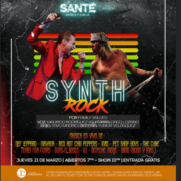 Realicemos un viaje a través de décadas con los éxitos las mejores bandas de Synth Pop & Rock 