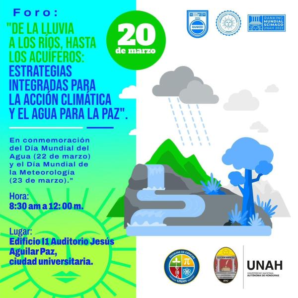Foro: Día de lluvia a los ríos, hasta los acuíferos: Estrategias Integradas para la acción climática 
