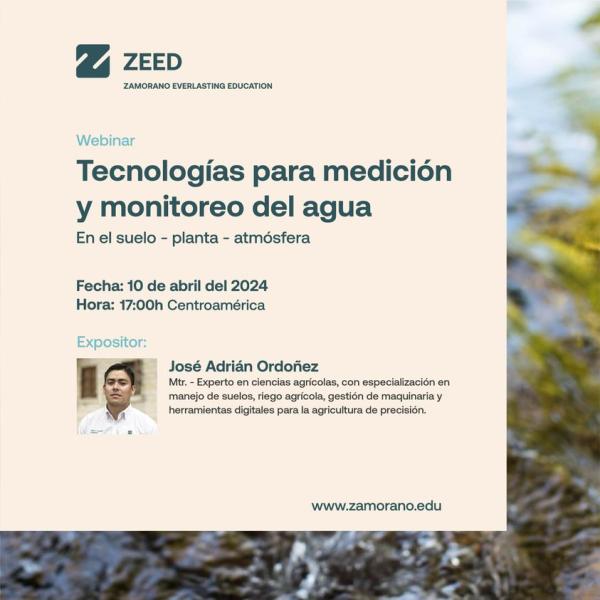Webinar: Tecnologías en medición y monitoreo del agua