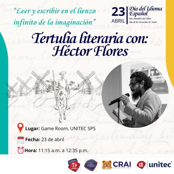 Tertulia Literaria con Héctor Flores 