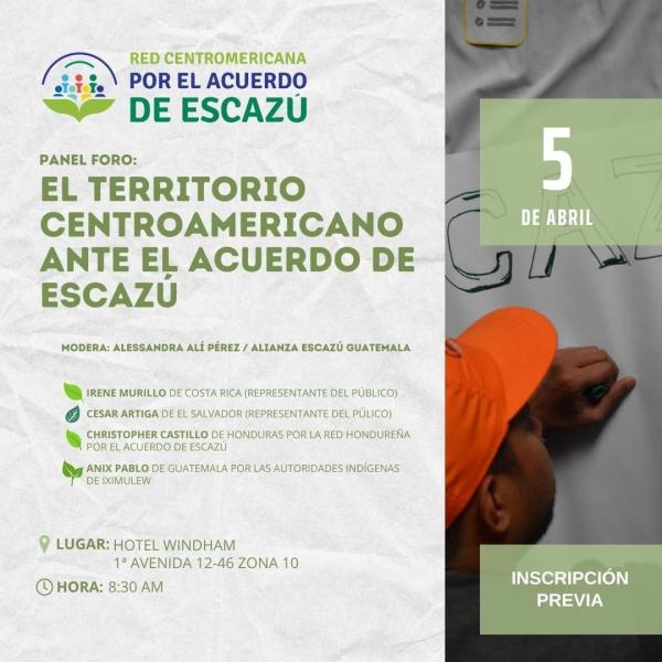 Foro: “Territorio Centroamericano ante el Acuerdo Escazú”
