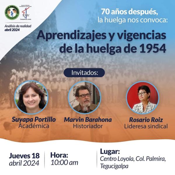 Conversatorio: Aprendizajes y vigencias de la huelga de 1954 