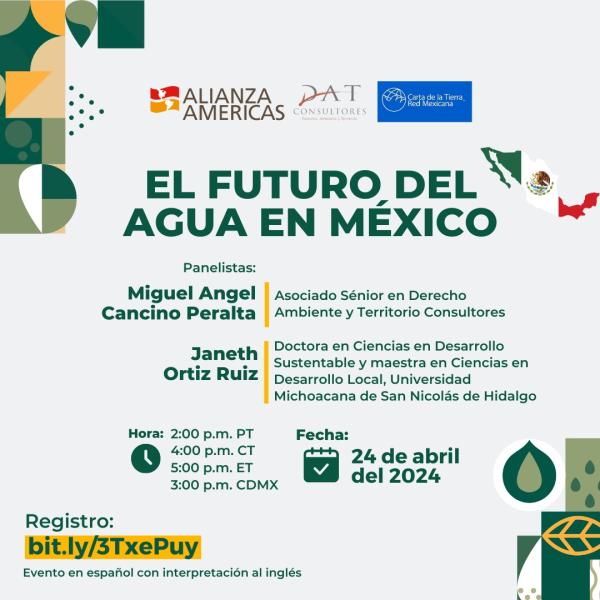 Conversatorio: El Futuro del agua en México 