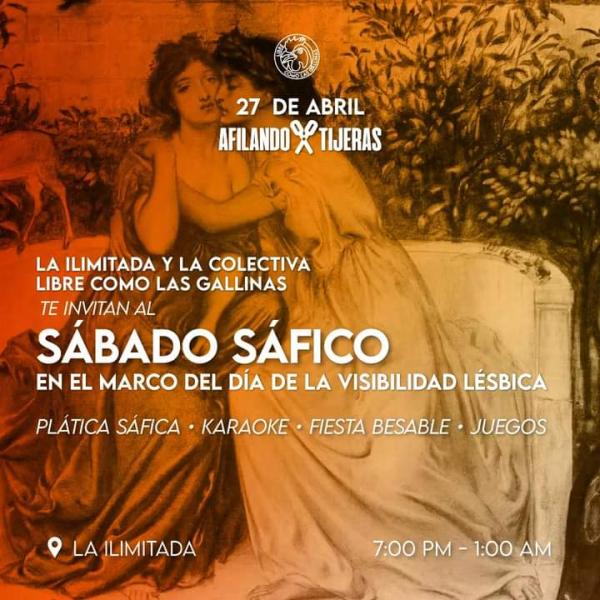 Sábado Sáfico en el marco del Día de la visibilidad lésbica 