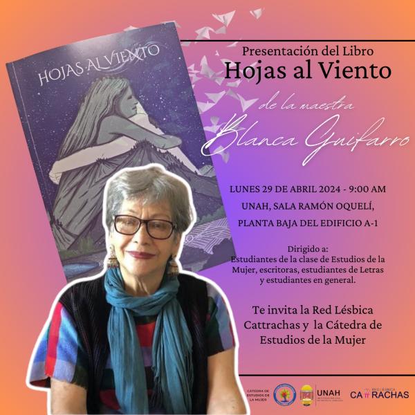 Presentación del Libro: Hojas al Viento de la maestra Blanca Guifarro