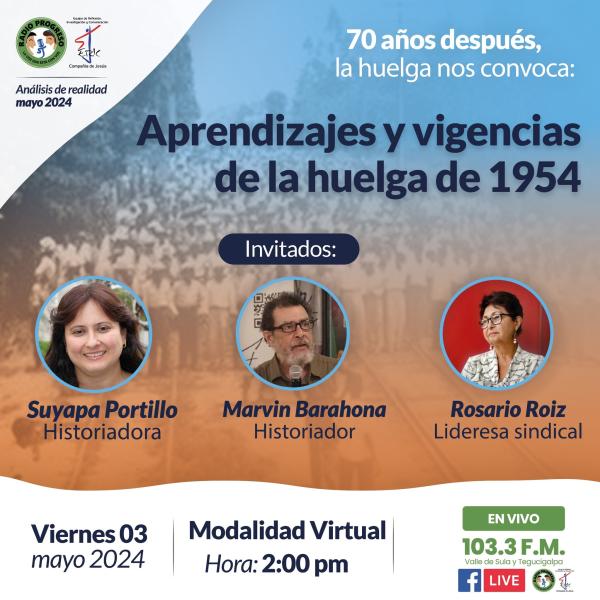 Conversatorio: Aprendizaje y vigencias de la huelga de 1954 
