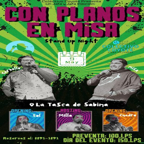 Colectivo Coyote presenta “Con planos en misa” 