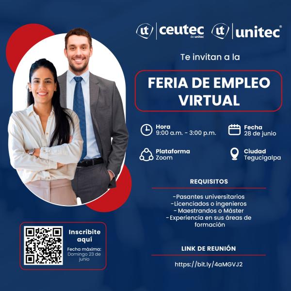 UNITEC | CEUTEC: Feria de empleo virtual 