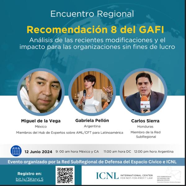 Encuentro Regional: Recomendaciones 8 del GAFI 
