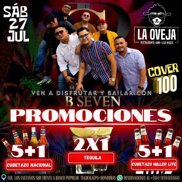 Noche de fiesta con B Seven 