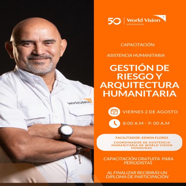Capacitación para periodistas: "Gestión de Riesgo y Arquitectura Humanitaria" 