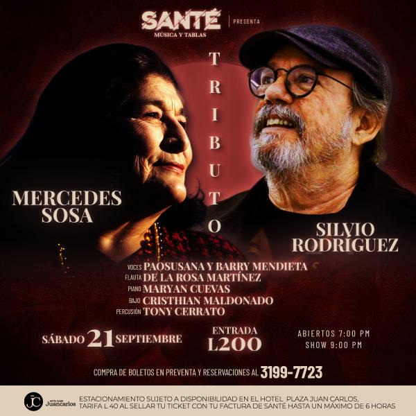Tributo a Mercedes Sosa y Silvio Rodríguez 