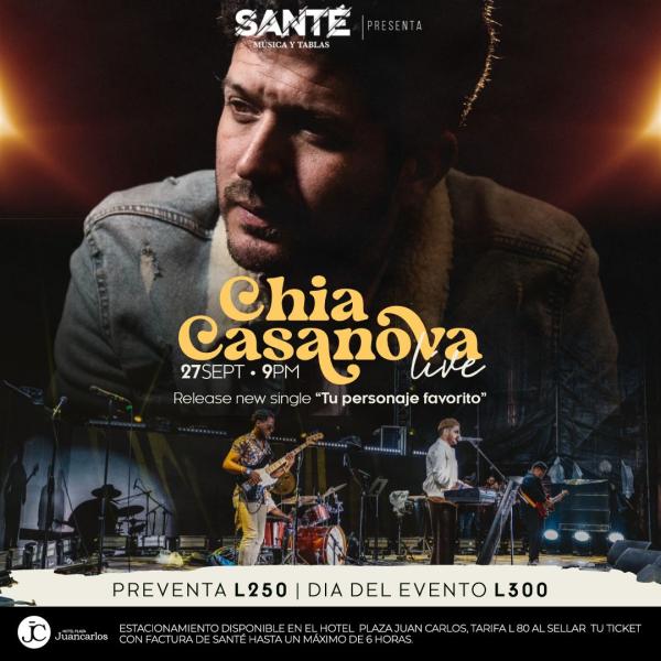 Chia Casanova presenta su nuevo single "Tu Personaje Favorito"